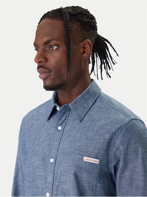 ls chambray classic shirt CALVIN KLEIN JEANS | LV04RF109GC32